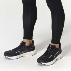 Wave Rider 28 - Chaussure de Running Homme - Black / White / Evening Primrose