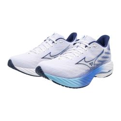 Wave Rider 28 - Chaussure de Running Homme - White / Estate Blue / Mugen Blue