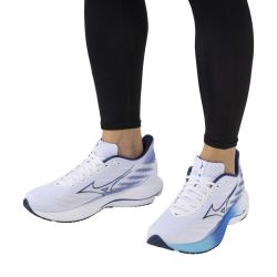 Wave Rider 28 - Chaussure de Running Homme - White / Estate Blue / Mugen Blue