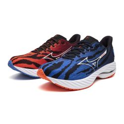 Wave Rider 28 - Chaussures de Course Unisexe - Ignition Red / White / Baseball Blue