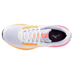 Wave Rider 29 - Chaussures de Course Unisexe - White / Tang Orange / Pink Tetra