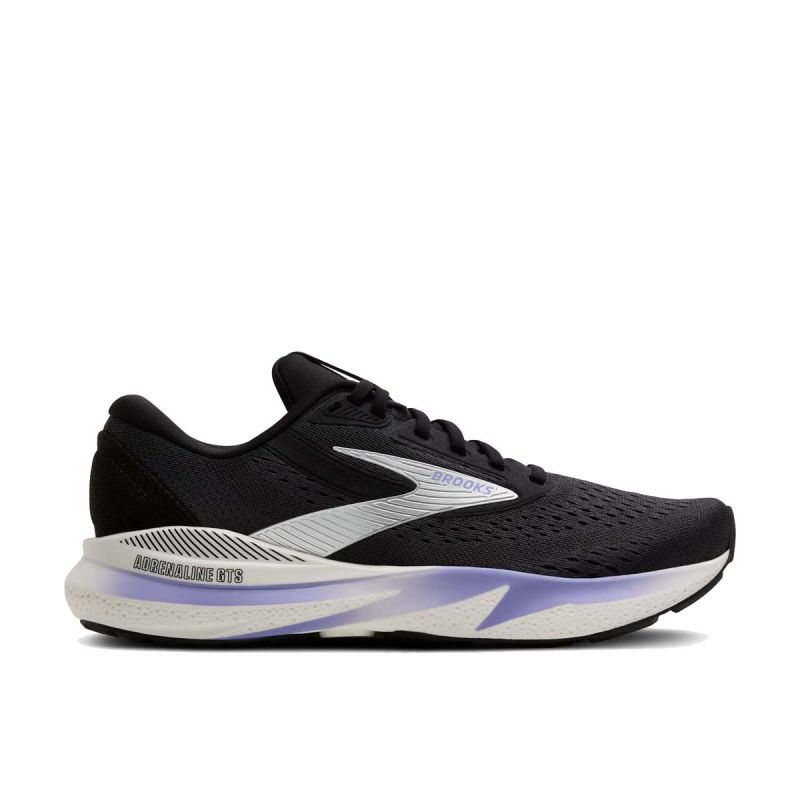 Adrenaline Gts 24 - Chaussure de Course sur Route Femme - Ebony / Blue Heron / Silver Adrenaline Gts 24 - Chaussure de Course sur Route Femme - Ebony / Blue Heron / Silver