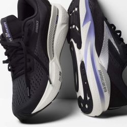 Adrenaline Gts 24 - Chaussure de Course sur Route Femme - Ebony / Blue Heron / Silver