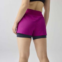 High Point 3" 2-in-1 Short 2.0 pour femme - Fuchsia / Blue
