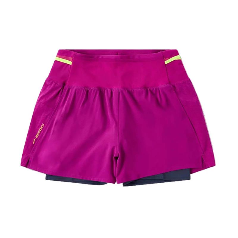 High Point 3" 2-in-1 Short 2.0 pour femme - Fuchsia / Blue High Point 3" 2-in-1 Short 2.0 pour femme - Fuchsia / Blue