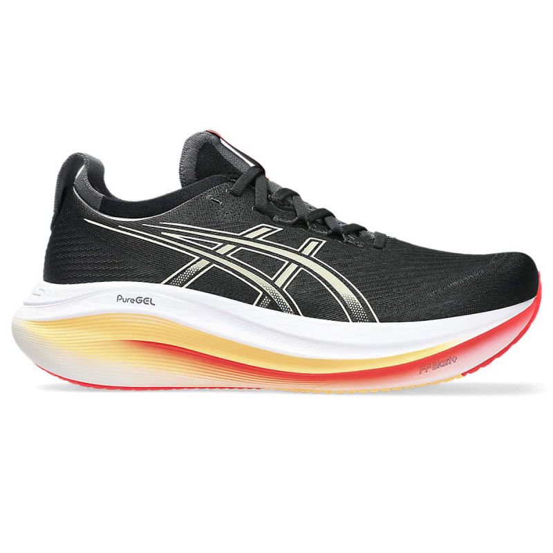Gel-nimbus 27 - Chaussures de running Homme - Black / Khaki Gel-nimbus 27 - Chaussures de running Homme - Black / Khaki