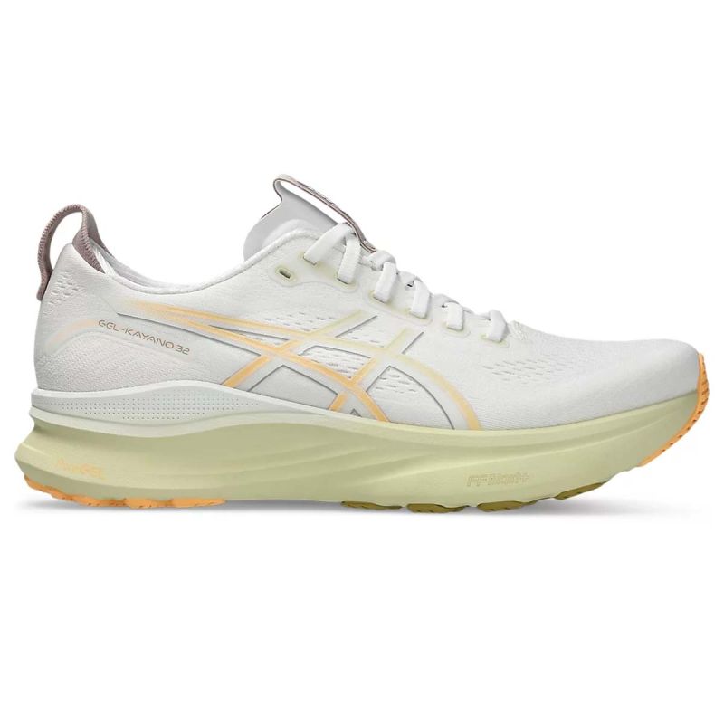 Gel-Kayano 32 - Chaussures de running sur route Homme - White / Orange Glow Gel-Kayano 32 - Chaussures de running sur route Homme - White / Orange Glow