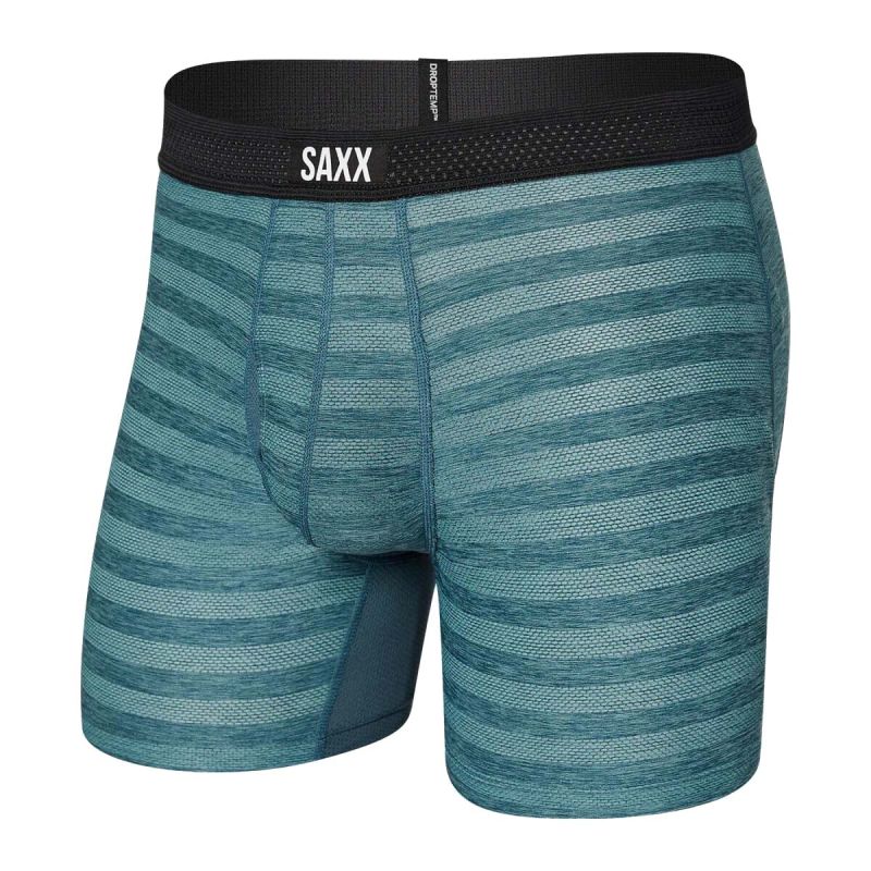 Boxer Droptem Cooling Mesh - Washed Teal Heather Boxer Droptem Cooling Mesh - Washed Teal Heather