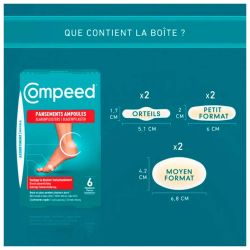 Assortiment de pansements Compeed Ampoule
