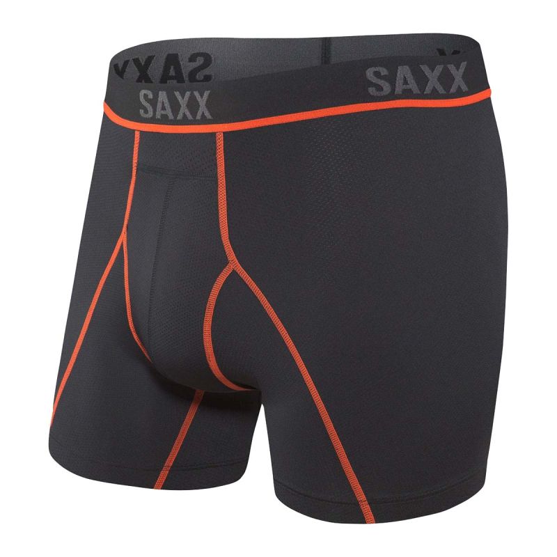 Boxer Kinetic Hd Compression légère - Black / Vermillon Boxer Kinetic Hd Compression légère - Black / Vermillon