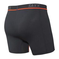 Boxer Kinetic Hd Compression légère - Black / Vermillon