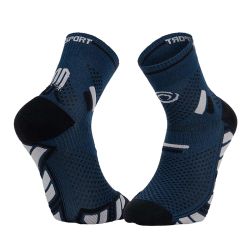 Chaussettes TRAIL ULTRA MID - Bleu / Gris