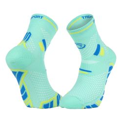 Chaussettes TRAIL ULTRA MID - Turquoise / Bleu