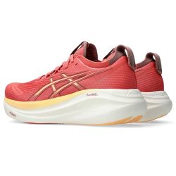 Gel-Nimbus 27 - Chaussures de running femme - Dark Pink Clay / Orange Glow