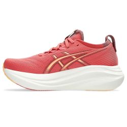 Gel-Nimbus 27 - Chaussures de running femme - Dark Pink Clay / Orange Glow