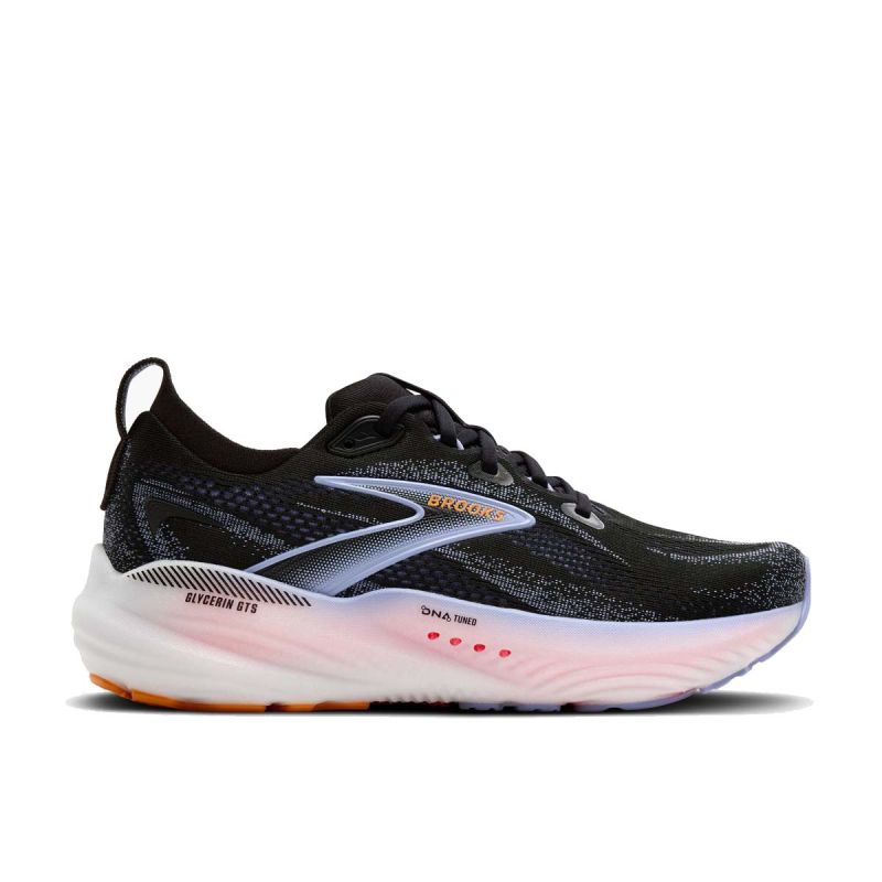 Glycerin Gts 22 -Chaussures de Running Femme - Black / Blue Heron / Orange Glycerin Gts 22 -Chaussures de Running Femme - Black / Blue Heron / Orange