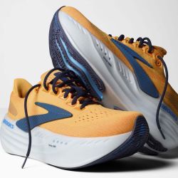 Glycerin Max - Chaussure de Course sur Route Homme - Blazing Orange / Blue / White