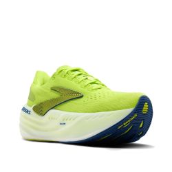 Glycerin Max - Chaussure de Course sur Route Homme - Lime / Navy Peony / White
