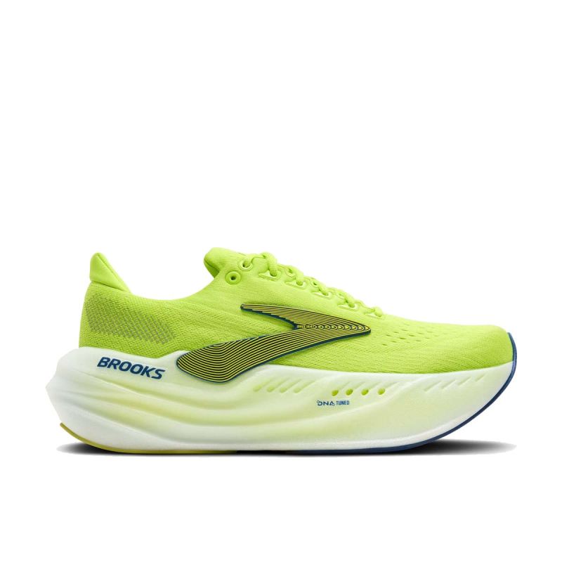 Glycerin Max - Chaussure de Course sur Route Homme - Lime / Navy Peony / White Glycerin Max - Chaussure de Course sur Route Homme - Lime / Navy Peony / White