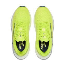 Glycerin Max - Chaussure de Course sur Route Homme - Lime / Navy Peony / White