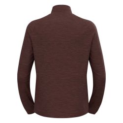 Pull à manches longues et col zippé Essentials pour homme - Fudge Melange