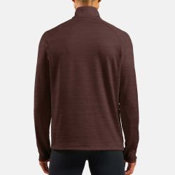 Pull à manches longues et col zippé Essentials pour homme - Fudge Melange