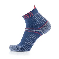 Chaussettes Run Anatomic Comfort Femme - Bleu / Rose