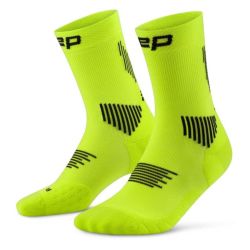 Chaussettes de Compression Run Mid Cut 5.0 pour homme - Lime / Black