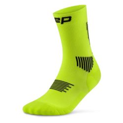 Chaussettes de Compression Run Mid Cut 5.0 pour homme - Lime / Black