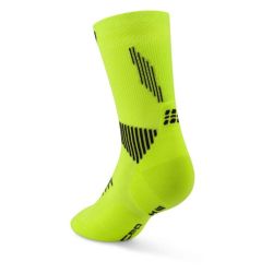 Chaussettes de Compression Run Mid Cut 5.0 pour homme - Lime / Black