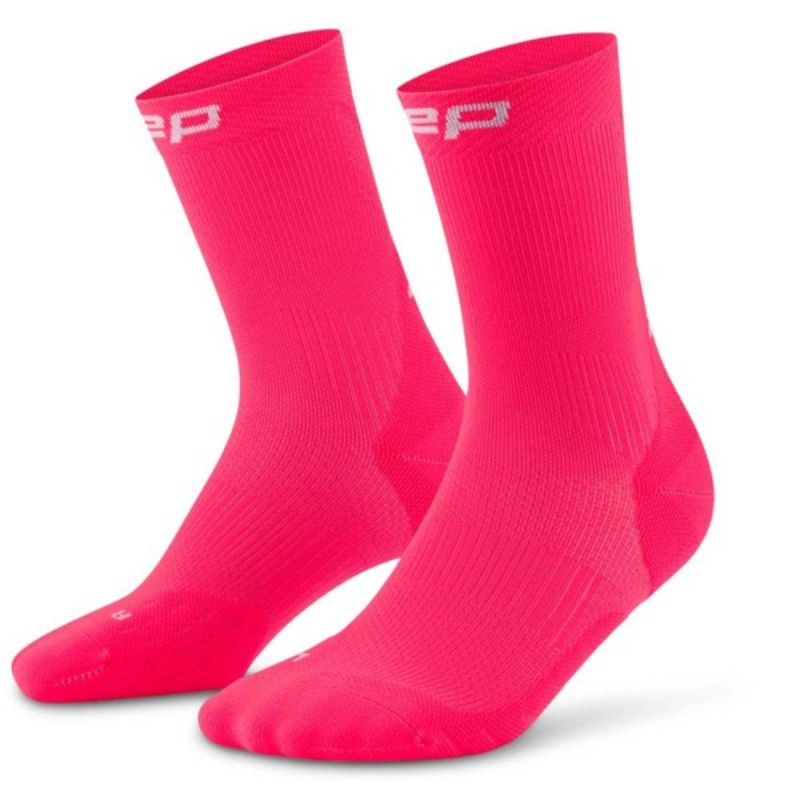 Chaussettes de Compression Run Mid Cut 5.0 pour homme - Pink