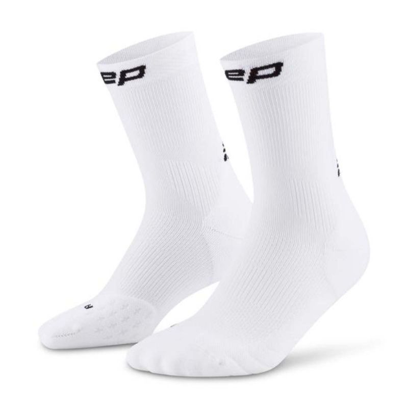 Chaussettes de Compression Run Mid Cut 5.0 pour homme - White