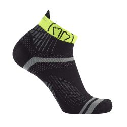 Chaussettes de course à pied Run Feel - Noir / Jaune