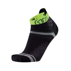 Chaussettes de course à pied Run Feel - Noir / Jaune