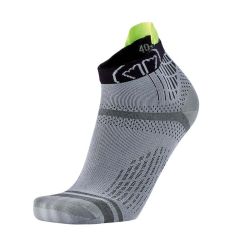 Chaussettes de course à pied Run Feel - Gris Clair / Noir