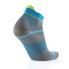 Chaussettes de course à pied Run Feel - Gris / Turquoise