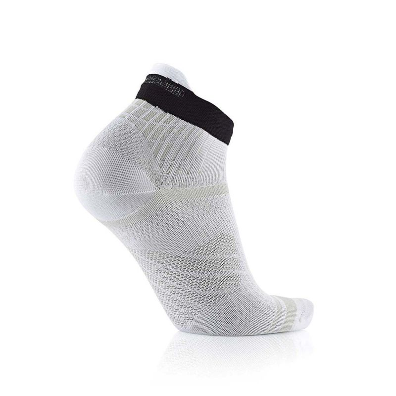 Chaussettes de course à pied Run Feel - Blanc / Noir