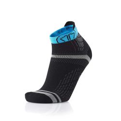 Chaussettes de course à pied Run Feel - Noir / Turquoise