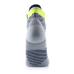 Chaussettes de course à pied Run Feel - Gris / Jaune