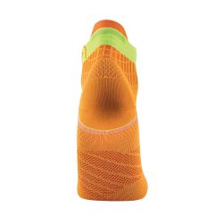 Chaussettes de course à pied Run Feel - Mangue / Jaune