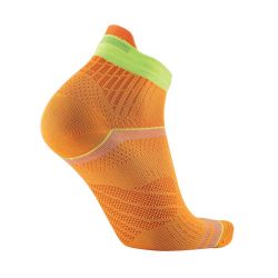 Chaussettes de course à pied Run Feel - Mangue / Jaune