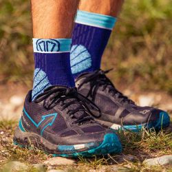 Chaussettes Trail Protect - Bleu / Turquoise