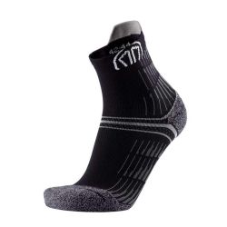 Chaussettes de course à pied Run Anatomic Comfort Ankle - Noir / Gris