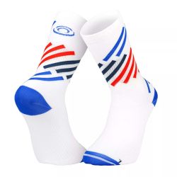 Chaussettes de running Light Run basses - Miami Bleu / Rouge
