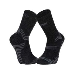 Chaussettes de running Trail Ultra High - Noir / Gris