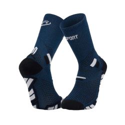 Chaussettes de running Trail Ultra High - Bleu / Gris