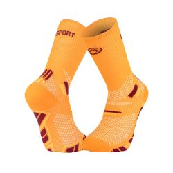 Chaussettes de running Trail Ultra High - Orange / Bordeaux
