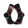 Chaussettes de running Trail Ultra High - Pays Basque / Noir