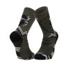Chaussettes de running Trail Ultra High - Corse / Kaki
