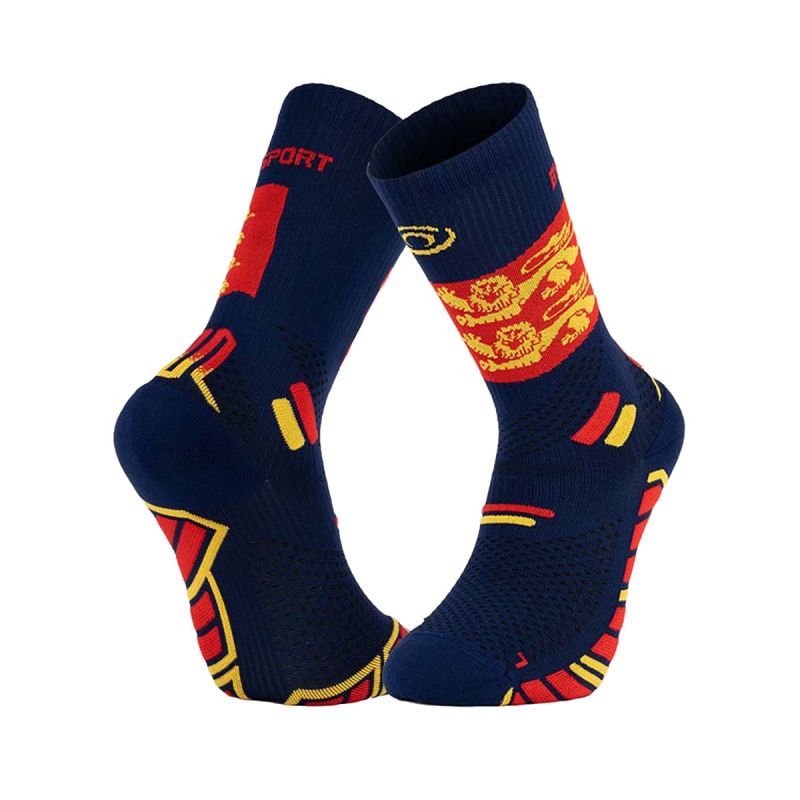 Chaussettes de running Trail Ultra High - Normandie / Bleu